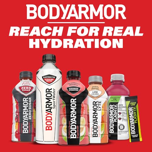 BODYARMOR LYTE Sports Drink Low-Calorie Sports Beverage, Strawberry Lemonade