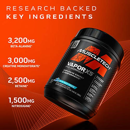 Pre Workout Powder | MuscleTech Vapor X5 | Pre Workout Powder for Men & Women