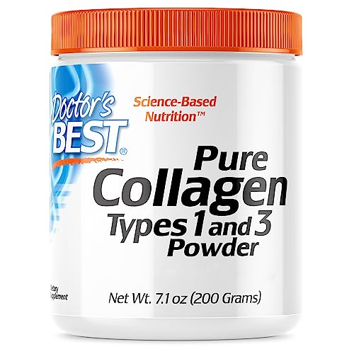 Doctor's Best, Pure Collagen Type 1 and 3 (Collagen Type 1 and 3), 200g Powder