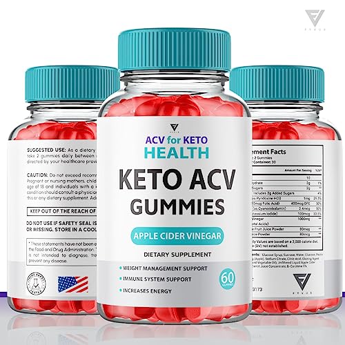 (2 Pack) ACV for Keto Health Gummies, ACV Keto Health ACV Advanced Weight Loss