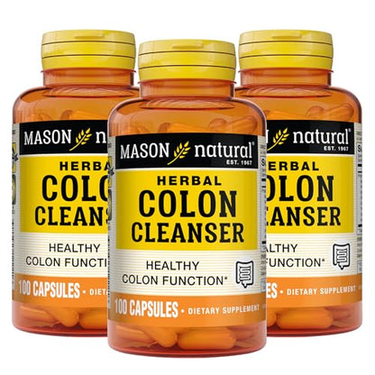 MASON NATURAL Colon Herbal Cleanser, Dietary Supplement Supports Digestive Health 