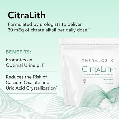 Theralogix CitraLith Vitamin & Mineral Supplement - 90-Day Supply - Kidney Health