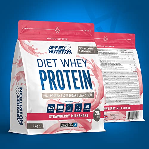 Applied Nutrition Diet Whey - High Protein Powder Supplement, Low Carb & Sugar