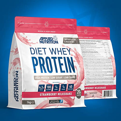 Applied Nutrition Diet Whey - High Protein Powder Supplement, Low Carb & Sugar