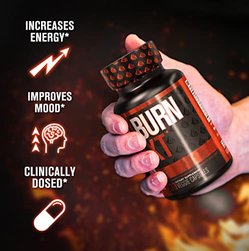 Jacked Factory Burn-XT for Men & Women - Improve Focus & Increase Energy - Premium