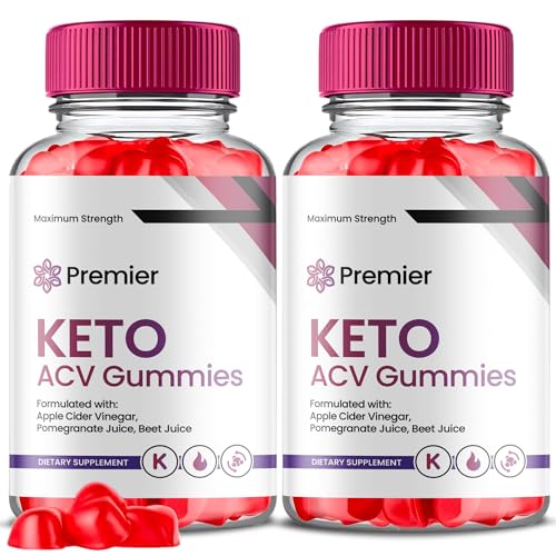 (2 Pack) Premier Gummies, Premier Keto Gummies, Premier Keto ACV Gummies 