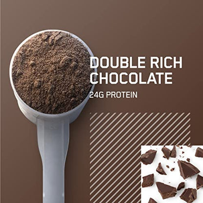 Optimum Nutrition Gold Standard 100% Whey Protein Powder, Double Rich Chocolate