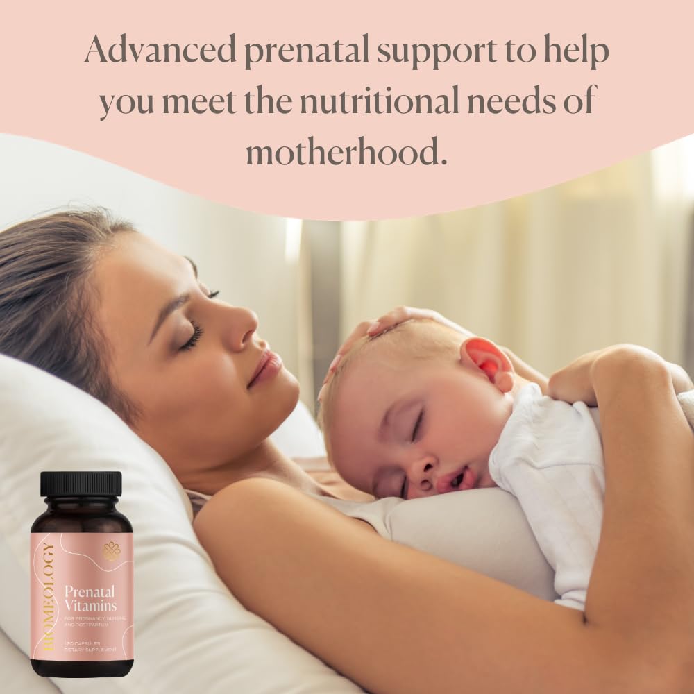 Biomeology Prenatal Vitamins - Methylated Pregnancy Multivitamin with Bioavailable Nutrients