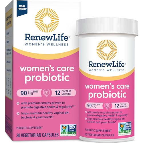 Renew Life Women's Probiotic Capsules, Supports Vaginal, Urinary, Digestive and Immune