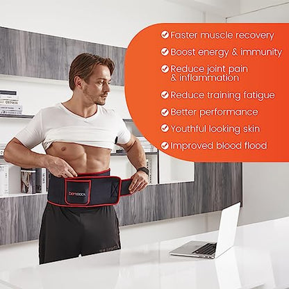 Bestqool Red Light Therapy Belt, Near Infrared Light Therapy & Red Light Therapy for Body