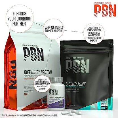 PBN - Premium Body Nutrition Diet Whey Strawberry 1kg Pouch