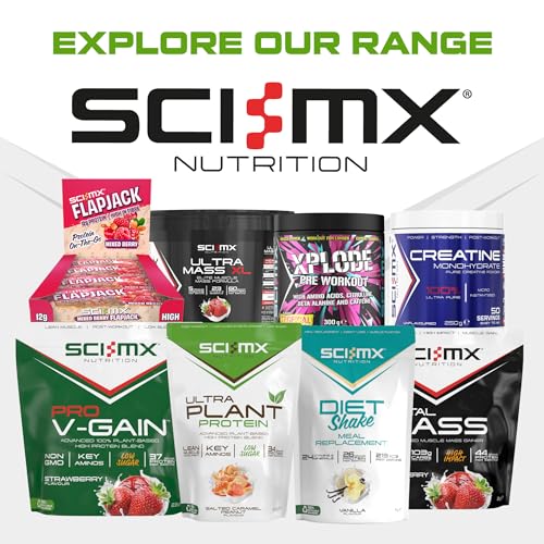 SCI-MX Ultra Plant - Salted Caramel Peanut Flavour Vegan Protein Powder Blend + Vitamin B Complex