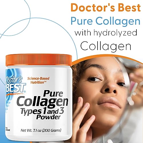 Doctor's Best, Pure Collagen Type 1 and 3 (Collagen Type 1 and 3), 200g Powder