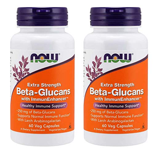 Beta-Glucans with ImmunEnhancer 60 VegiCaps (Pack of 2)