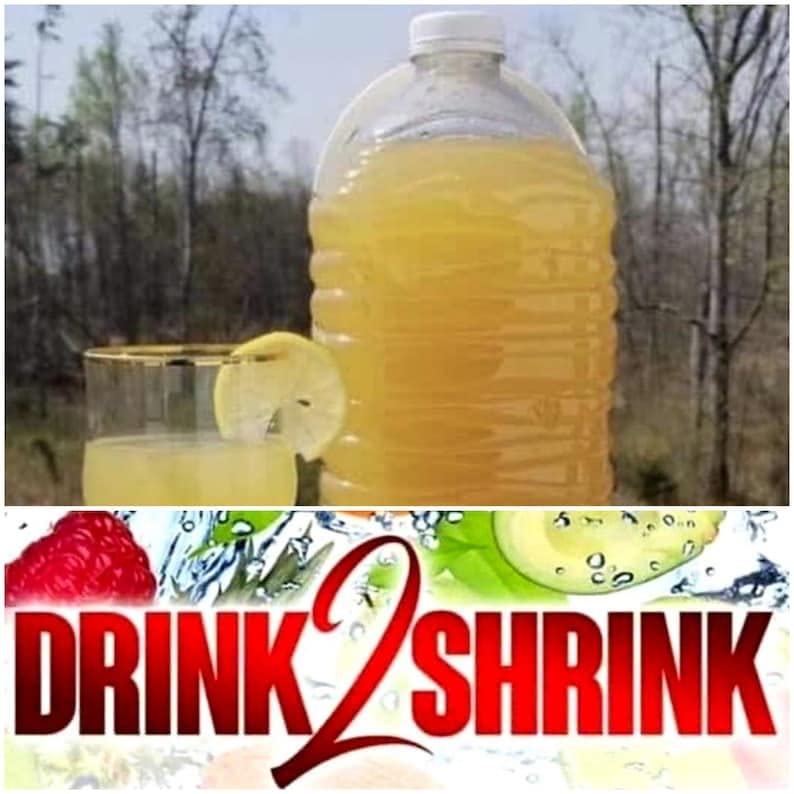 4 Week drink2Shrink Detox Formula Start Losing That Stubborn Belly Fat! (Green Apple)