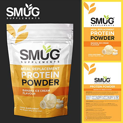 SMUG Supplements Low Calorie Protein Powder - Banana, Chocolate, Strawberry or Vanilla