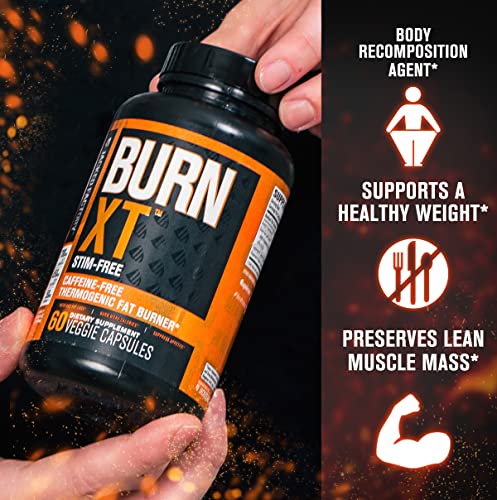 Jacked Factory Burn-XT Stim Free, Caffeine Free Weight Loss Supplement - Fat Burner and Appetite