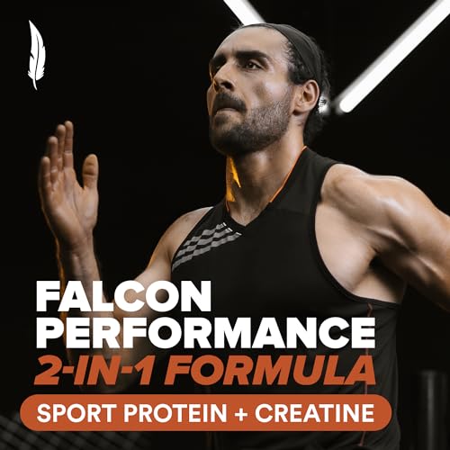 Birdman Falcon Performance Vegan Protein Powder, 31g Protein, 5g Creatine, 5g BCAA