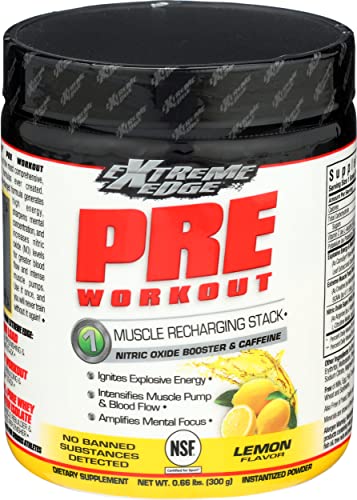 Bluebonnet Nutrition Extreme Edge Pre workout, Muscle Recharging Formula, Increases 