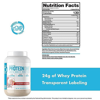 NutraOne ProteinOne Whey Protein Promote Recovery and Build Muscle with a Protein