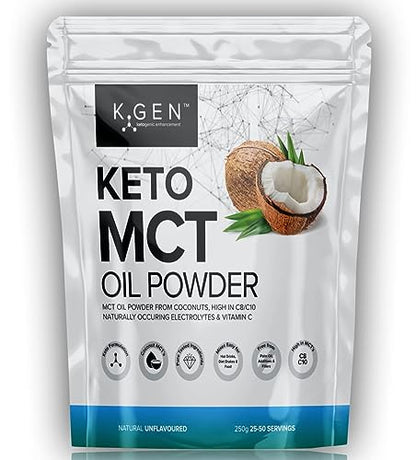 Keto MCT Oil Powder Pure Coconut MCT Keto Coffee Creamer | Premium Quality C8 Easily Absorbed & Digested - Ideal for Paleo & Vegan Diets