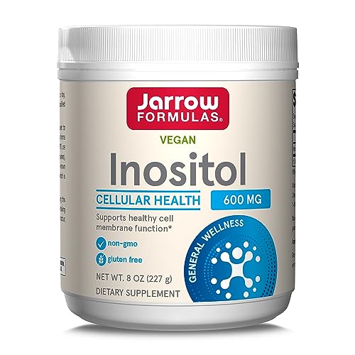 Jarrow Formulas Inositol 600 mg, Dietary Supplement for Cellular Health Support, 8 oz