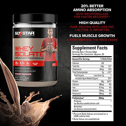 Whey Protein Isolate Six Star 100% Whey Isolate Protein Powder Whey Protein Powder