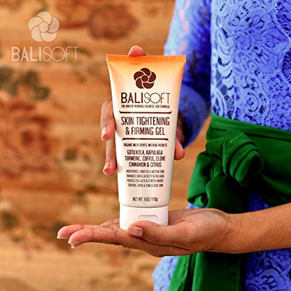 BALISOFT Organic Skin Tightening & Firming Gel. Full Body Slimming, Toning, Anti-Aging