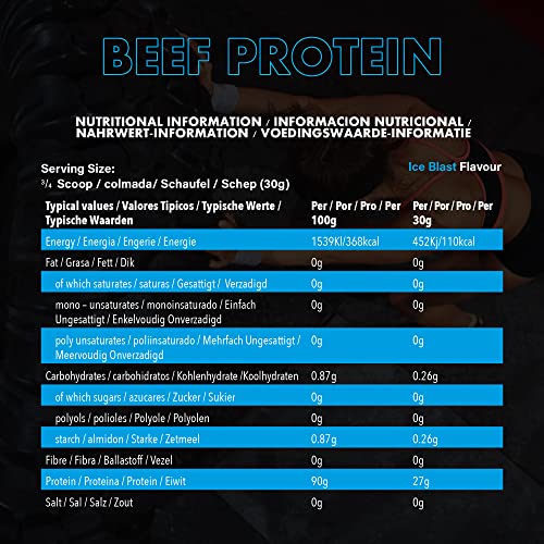 NXT Nutrition Beef Protein Isolate Powder - Protein Powder High in Natural Amino Acids