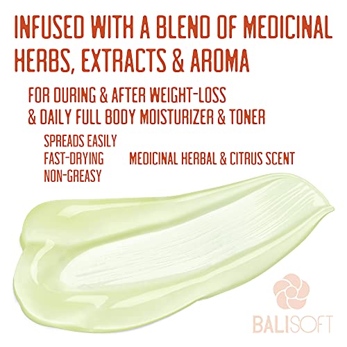 BALISOFT Organic Skin Tightening & Firming Gel. Full Body Slimming, Toning, Anti-Aging