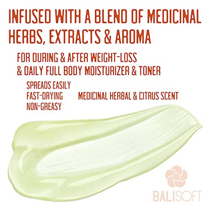 BALISOFT Organic Skin Tightening & Firming Gel. Full Body Slimming, Toning, Anti-Aging