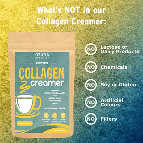 Collagen Coffee Creamer | Keto & Paleo | Premium Hydrolysed Collagen Peptides & Coconut MCT