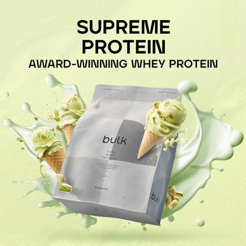 Bulk Pure Whey Protein Powder Shake, Pistachio Ice Cream, 1 kg