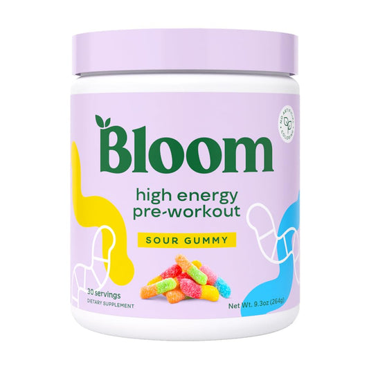 Bloom Nutrition High Energy Pre Workout Powder, Amino Energy with Beta Alanine