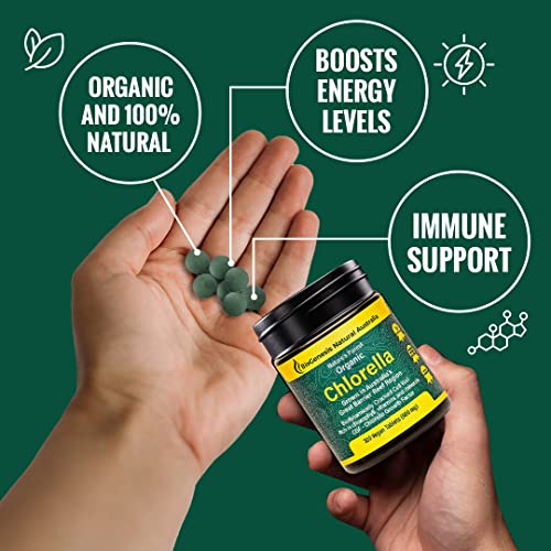 Biogenesis Organic Chlorella Tablets | Australian Grown | Chlorophyll-Rich