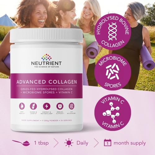 Neutrient™ Advanced Collagen Powder Supplement, Hydrolyzed Collagen Peptides