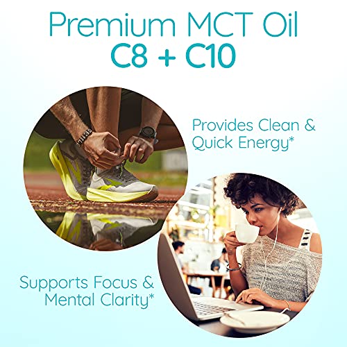 AS-IS Simply Premium MCT Oil C8 & C10 | Unflavored | 100% from Non-GMO Coconuts