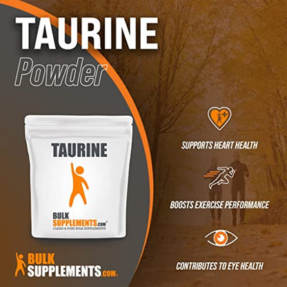 BULKSUPPLEMENTS.COM Taurine Powder - Taurine Supplement, Taurine 2000mg