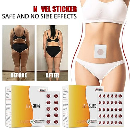 30Pcs Belly Patch, Sweatproof Patches, Toning Contouring Firming Patches, Tummy Button