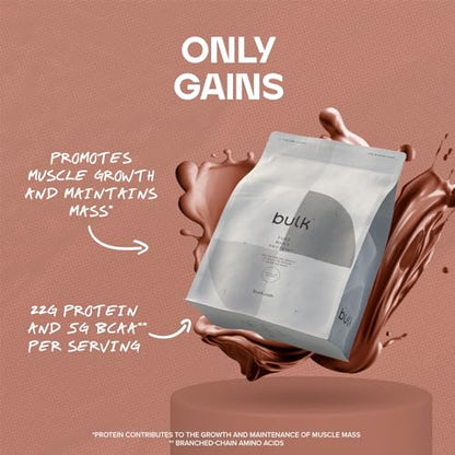 Bulk Pure Whey Protein Powder Shake, Chocolate Cookies, 500 g, Packaging May Vary