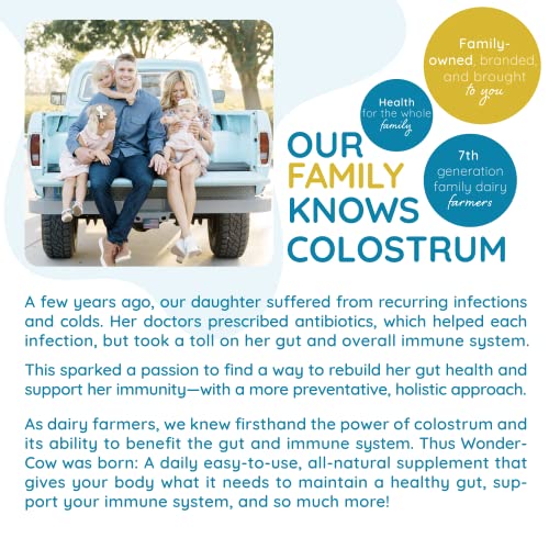 WonderCow Colostrum Powder Supplement for Gut Health, Immune Support