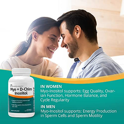 Fairhaven Health Myo-Inositol and D-Chiro Inositol Supplement | 40:1 Ratio | Female