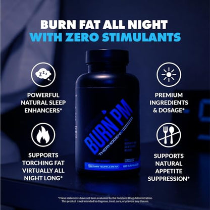 Sculpt Nation by V Shred Burn PM - Night Time Fat Burner - Appetite Suppressant and Weight Loss