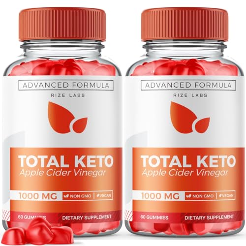 (2 Pack) Total Keto Gummies, Total Keto for Advanced Weight Loss, Total Keto Supplement 