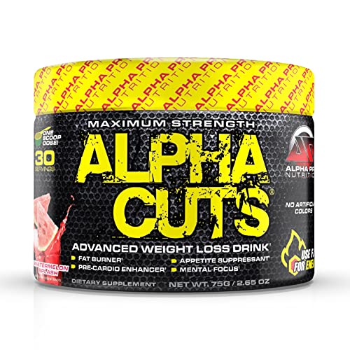 Alpha Pro Nutrition Alpha Cuts Fat Burner Thermogenic Men Women Pre Cardio Workout 