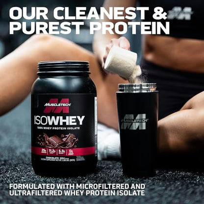 MuscleTech | IsoWhey | Whey Protein Isolate Powder| Muscle Builder for Men & Women