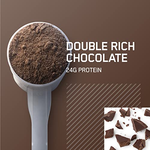 Optimum Nutrition Gold Standard 100% Whey Protein Powder, Double Rich Chocolate