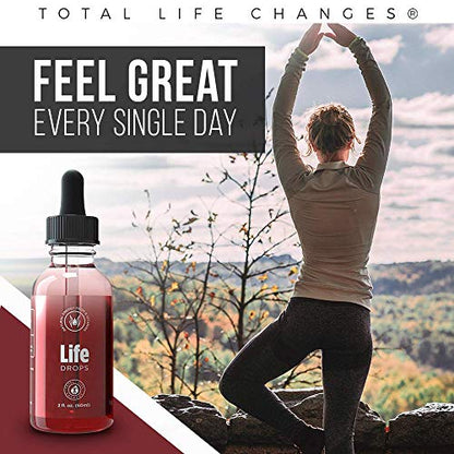 TLC IASO Life Drops Energy Booster - Cellular Metabolism Energy Supplement, Vitamin B12